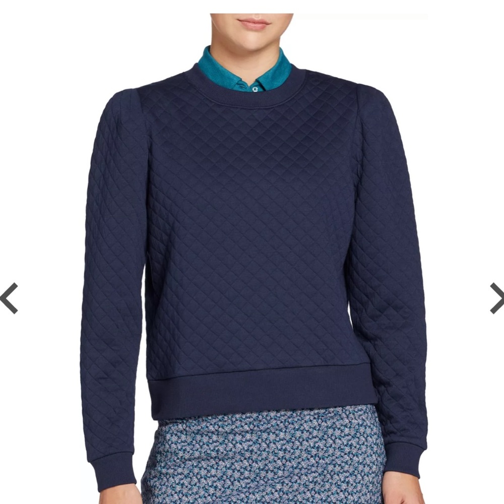 NWT Walter Hagen navy pullover, size M